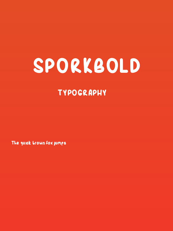 SporkBold Poster