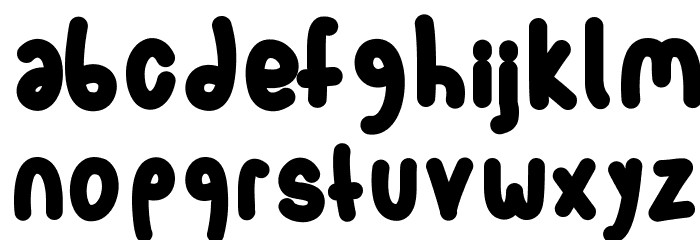 SporkBold Font LOWERCASE