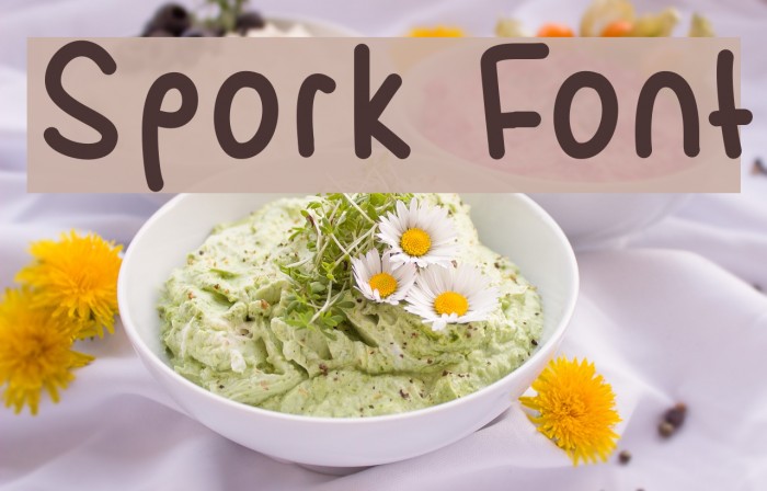 Spork Font examples