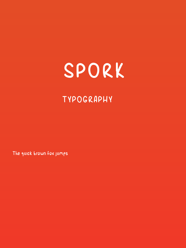 Spork Poster