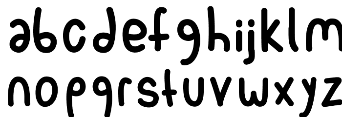 Spork Font LOWERCASE