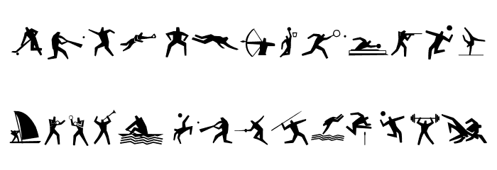 Sport 4 Ever Font LOWERCASE