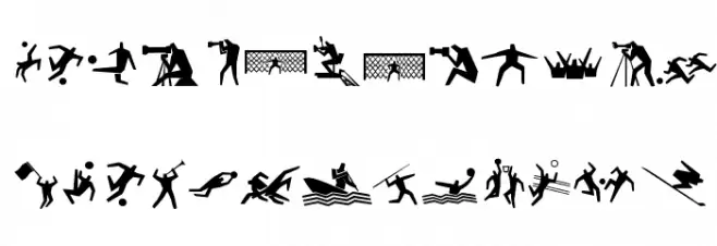 Sport 4 Ever Schriftart Groß