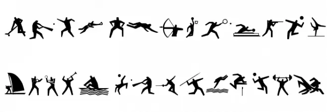 Sport 4 Ever Schriftart Kleinbuchstaben
