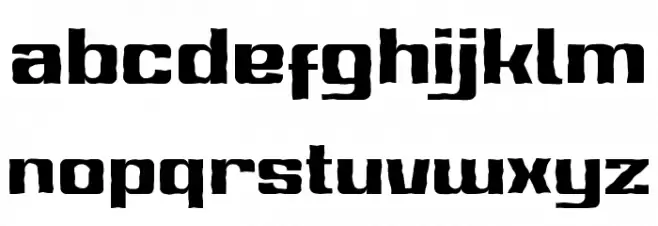 Sport Gazenox Brush 字体 小写