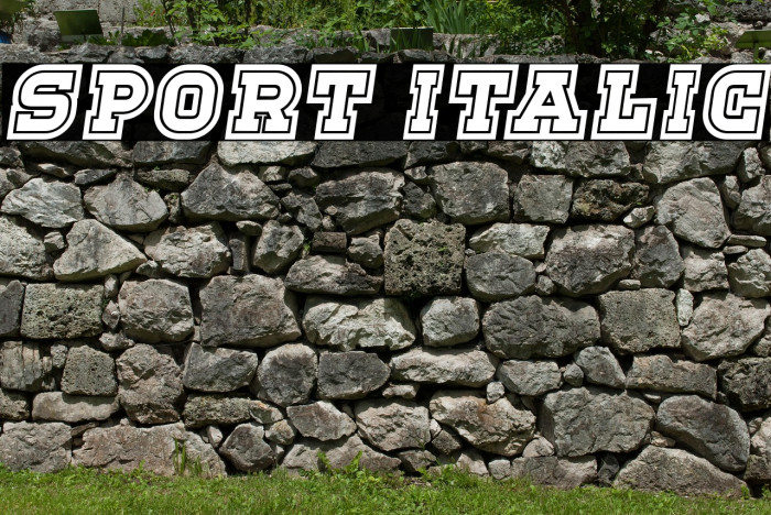 Sport Italic Example 2