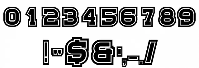 Sport Regular Font OTHER CHARS