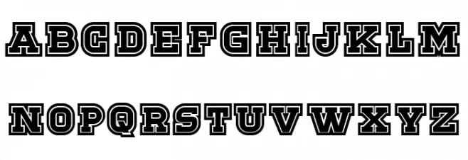 Sport Regular फ़ॉन्ट लोअरकेस