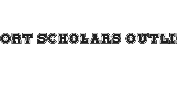 Sport Scholars Outline Logo