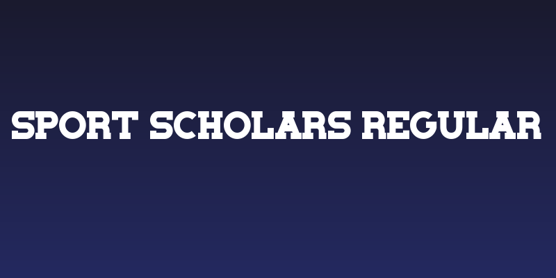 Sport Scholars Regular Social Header