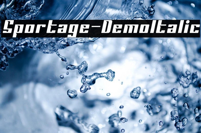 Sportage-DemoItalic Example 2