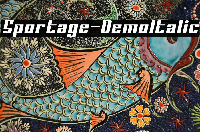 Sportage-DemoItalic Example 3