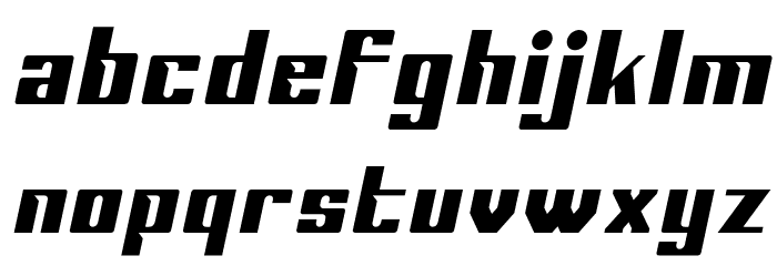 Sportage-DemoItalic Font LOWERCASE