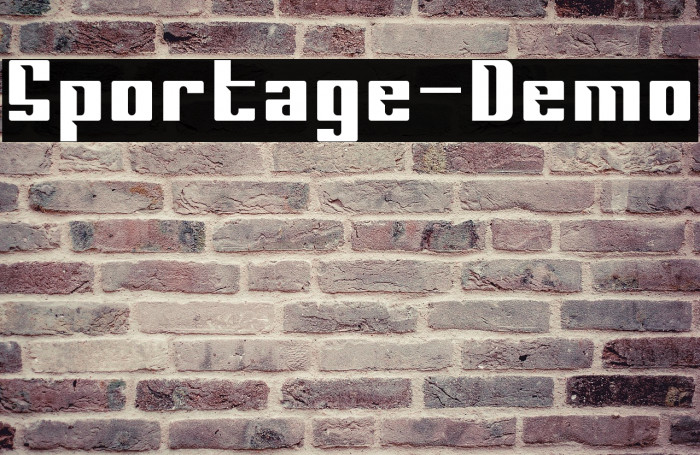 Sportage-Demo Example 1