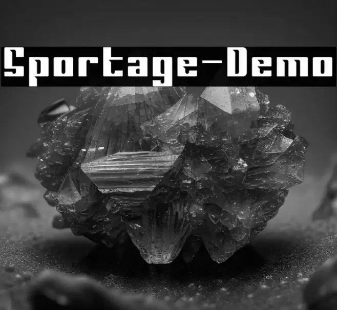 Sportage-Demo Font examples