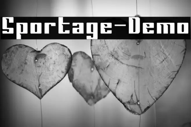 Sportage-Demo Font examples