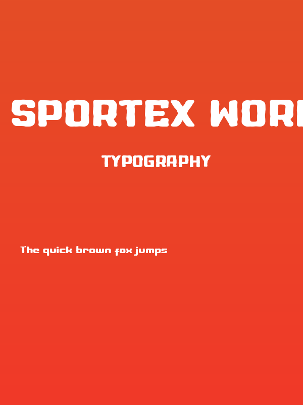 Sportex WorkoutBrush Poster