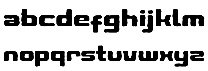 Sportex WorkoutBrush Font LOWERCASE