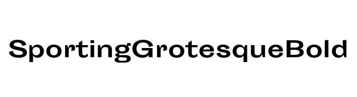 Sporting Grotesque Bold  免费字体下载