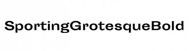 Sporting Grotesque Bold  Frei Schriftart Herunterladen