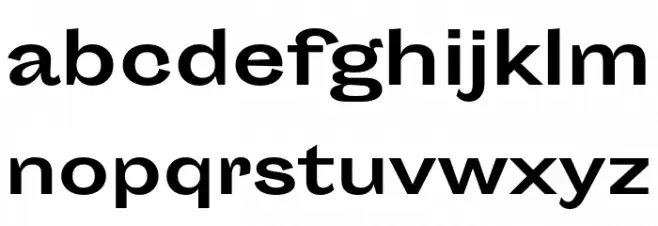 Sporting Grotesque Bold Schriftart Kleinbuchstaben