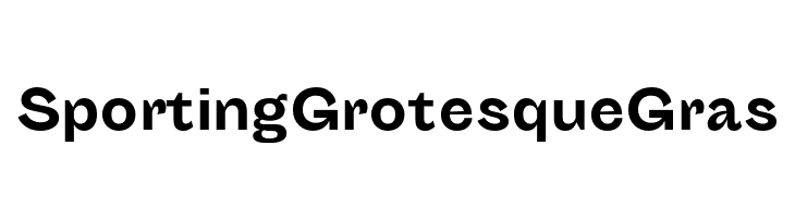 Sporting Grotesque Gras  Fuentes Gratis Descargar