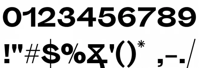 Sporting Grotesque Gras Font OTHER CHARS