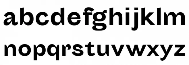 Sporting Grotesque Gras Font LOWERCASE