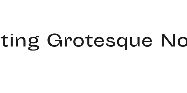Sporting Grotesque Normal Logo