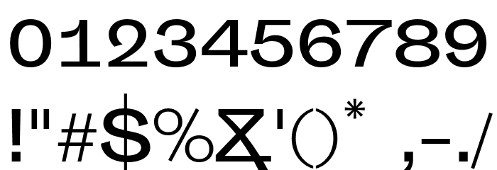Sporting Grotesque Font OTHER CHARS