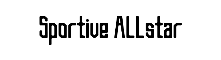 Sportive Allstar  font caratteri gratis