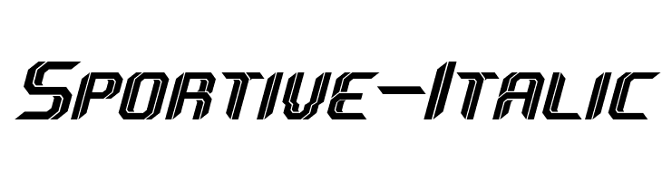 Sportive-Italic  Frei Schriftart Herunterladen