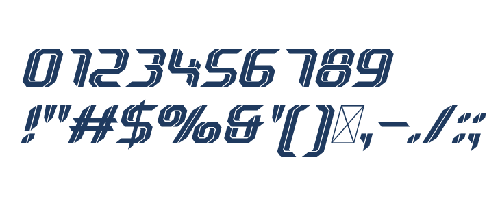 Sportive-Italic Other Characters