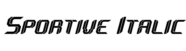 Sportive Italic  font caratteri gratis