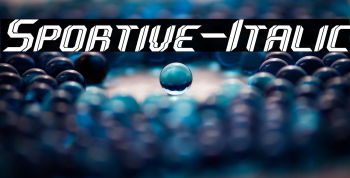 Sportive-Italic Example 1