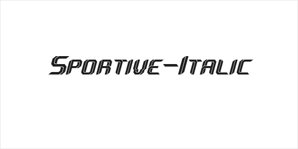 Sportive-Italic Logo