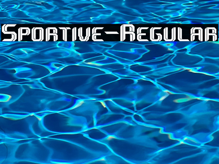 Sportive-Regular Example 3