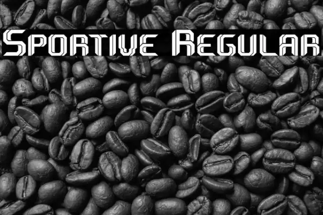 Sportive Regular Font examples