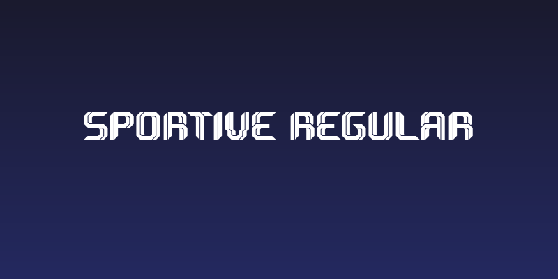 Sportive Regular Social Header