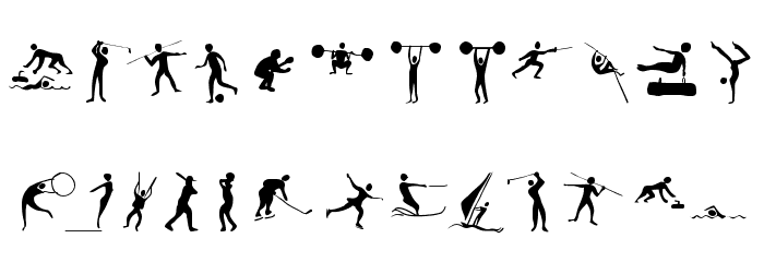 Sportive Font LOWERCASE