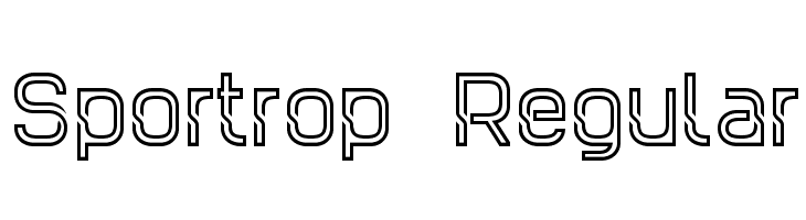 Sportrop Regular  لخطوط تنزيل