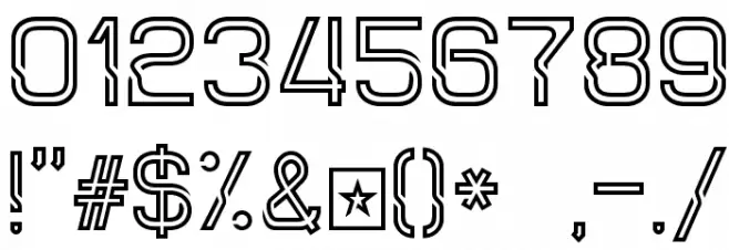 Sportrop Regular Font OTHER CHARS