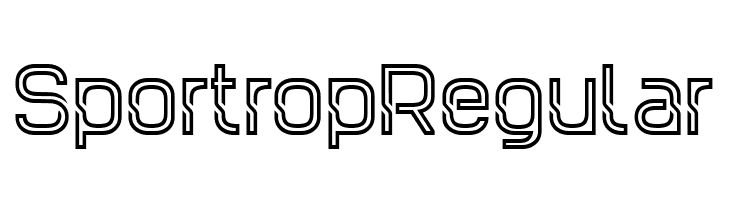 Sportrop Regular  Descarca Fonturi Gratis