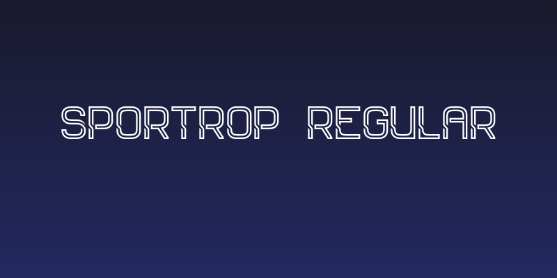 Sportrop Regular Social Header