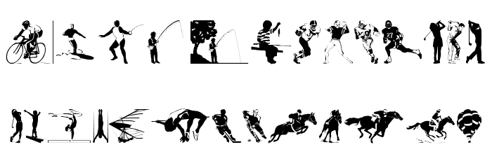Sports 1 Font LOWERCASE