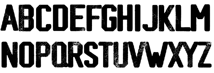 Sports Bar Font LOWERCASE