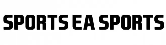Sports EA Sports  Frei Schriftart Herunterladen