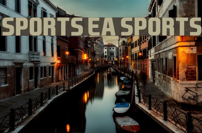 Sports EA Sports Font examples
