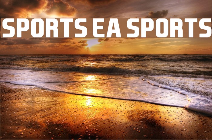 Sports EA Sports Font examples