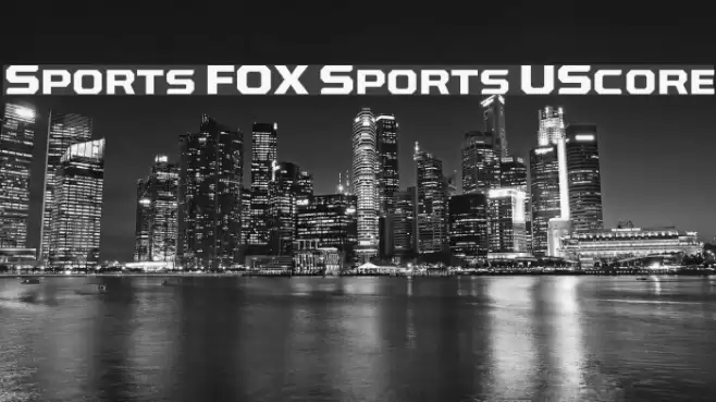 Sports FOX Sports UScore フォント examples